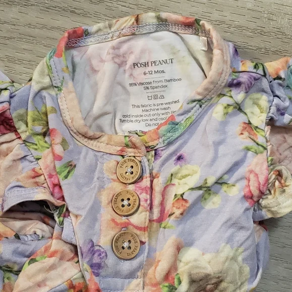 Posh Peanut Floral Onesie Bundle - Picture 4 of 7
